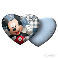 Star Disney Coussin en Velours imprimé Mickey et Friends Motif cœur 35 x 30 cm - B07L9B86R9